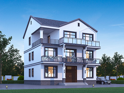 三层中式别墅设计图纸及效果图大全